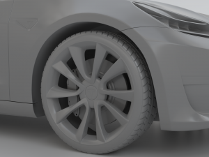 Tesla Model 3 3D 模型