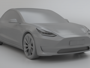 Tesla Model 3 3D 模型