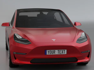 Tesla Model 3 3D Model