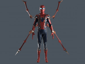 Iron Spiderman 3D 模型
