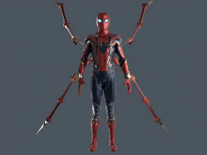Iron Spiderman 3D Model