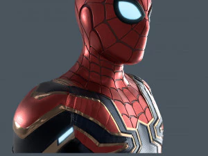 Iron Spiderman 3D Model