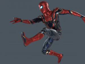 Iron Spiderman 3D Model