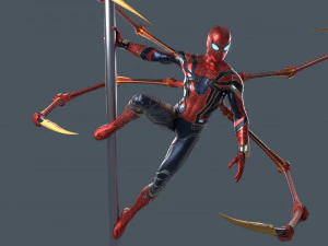 Iron Spiderman 3D Model