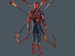 Iron Spiderman 3D Model