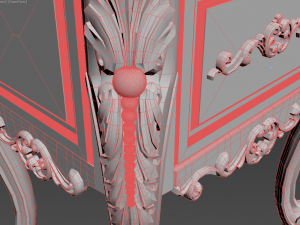 table wood 3D-Modell