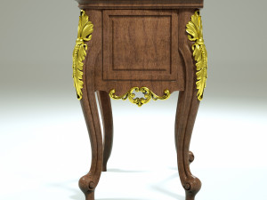 table wood 3D-Modell