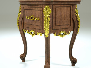 table wood 3D-Modell