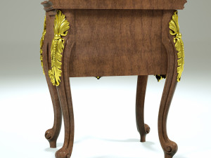 table wood 3D-Modell