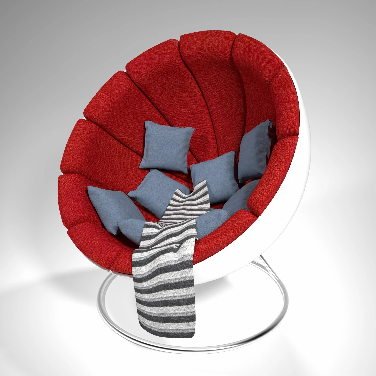 armchair 3D Model .c4d .max .obj .3ds .fbx .stl .blend 