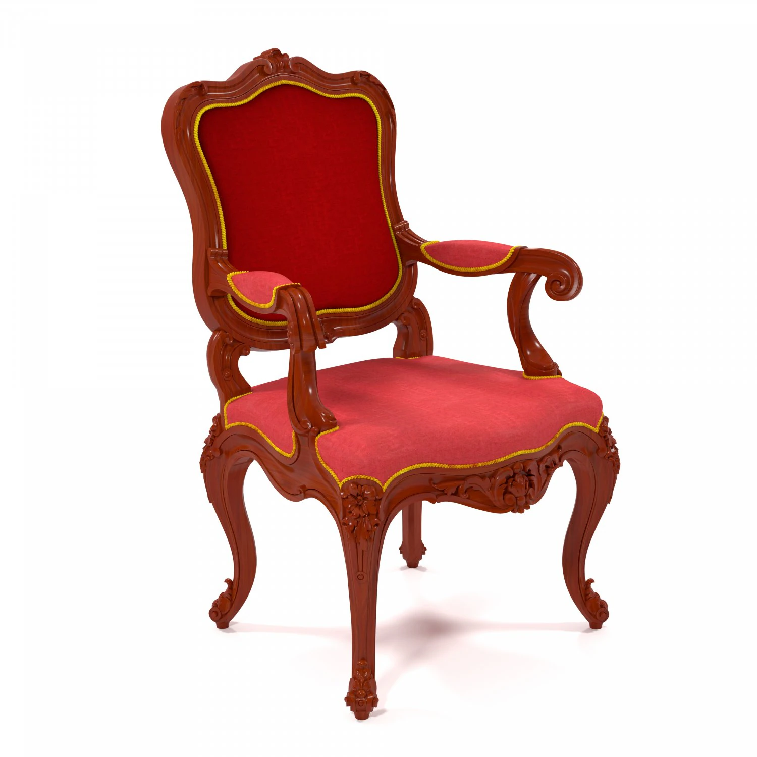 chair 3D Model .c4d .max .obj .3ds .fbx .stl .blend 