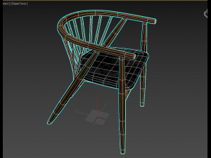 armchair danson 3D Modell