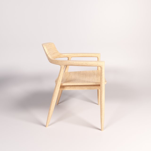 armchair hiroshima 3D Model .c4d .max .obj .3ds .fbx .stl .blend 