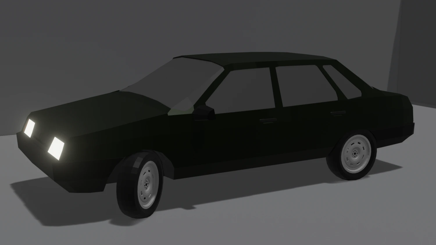 vaz 21099 21099 low poly 3D Model .c4d .max .obj .3ds .fbx .stl .blend 