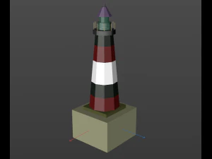 маяк 3D Модель
