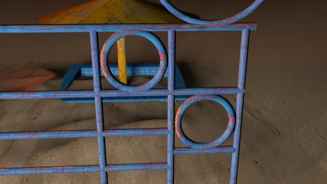 childrens playground 3D 模型 .c4d .max .obj .3ds .fbx .stl .blend 