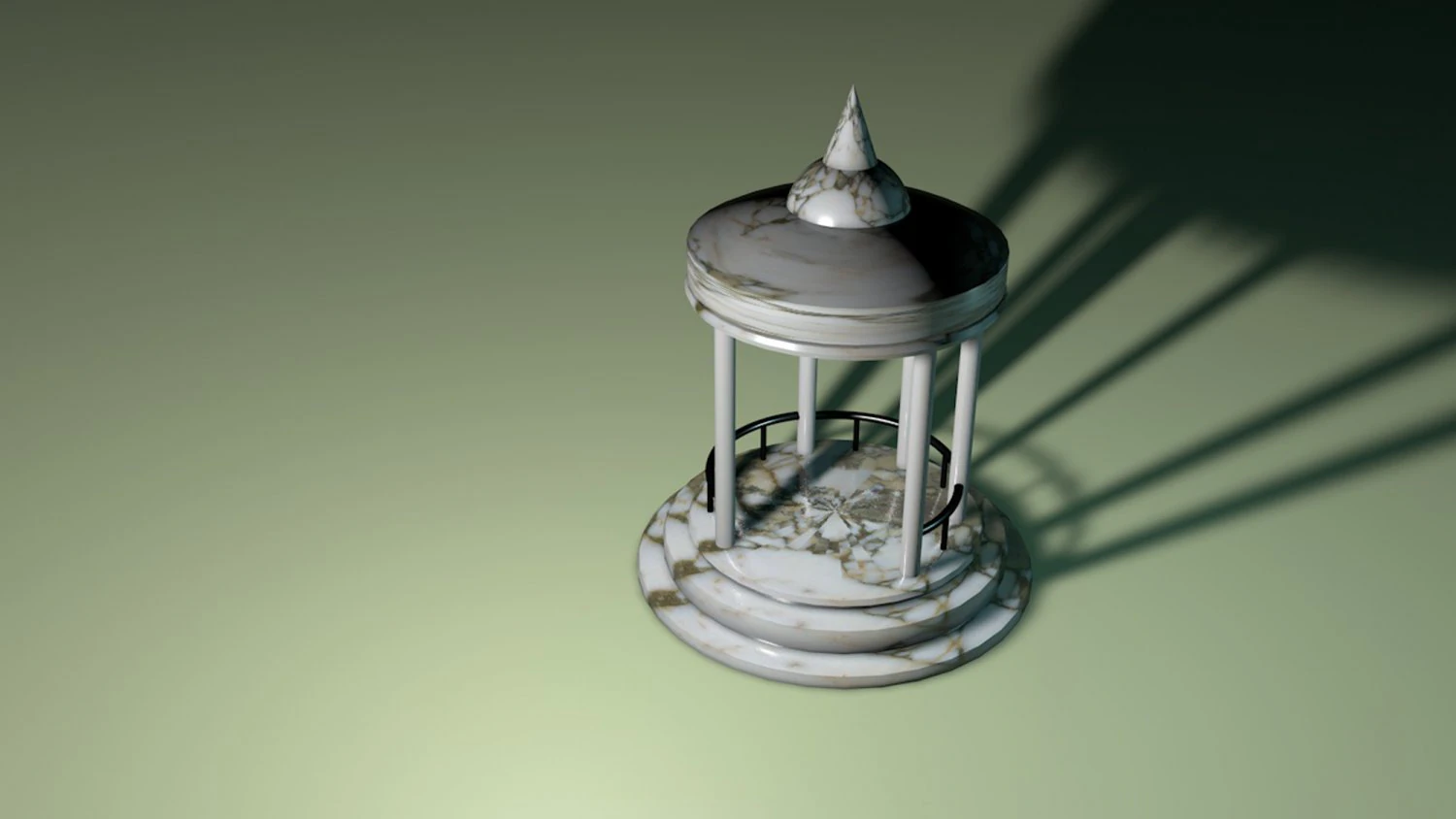pavilion 3D Model .c4d .max .obj .3ds .fbx .stl .blend 