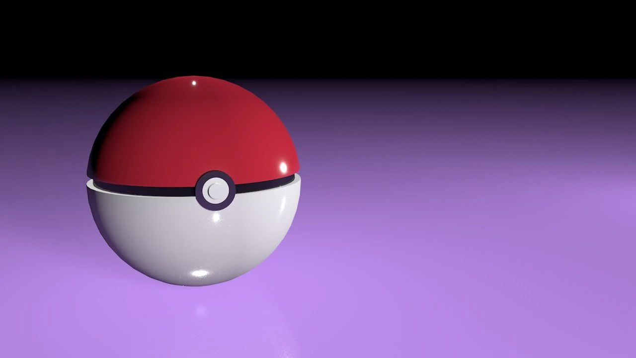 pokebol model 3D Model .c4d .max .obj .3ds .fbx .stl .blend