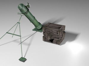 mortar 3D Model