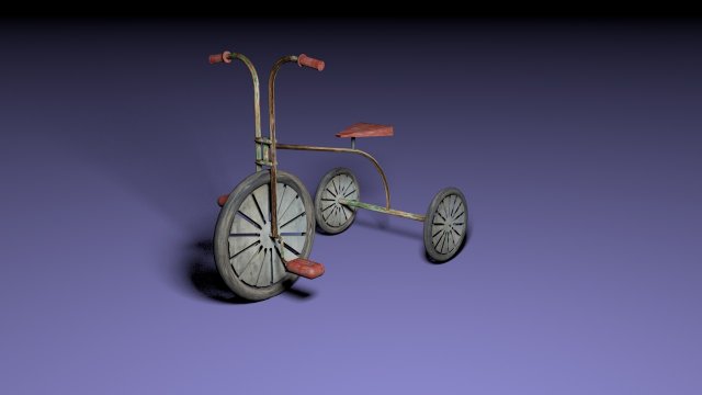 bicycle 3D Model .c4d .max .obj .3ds .fbx .stl .blend 