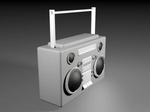 boombox 3D Model