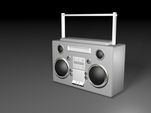 boombox 3D 模型