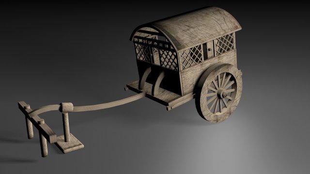 the cart 3D Model .c4d .max .obj .3ds .fbx .stl .blend 