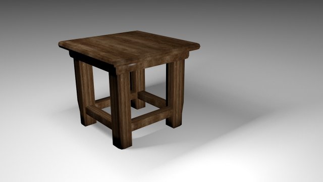 stool 3D Модель .c4d .max .obj .3ds .fbx .stl .blend 