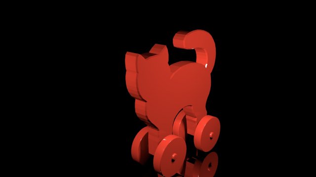 cat Modèle 3D .c4d .max .obj .3ds .fbx .stl .blend 