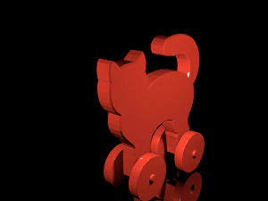 кот 3D Модель