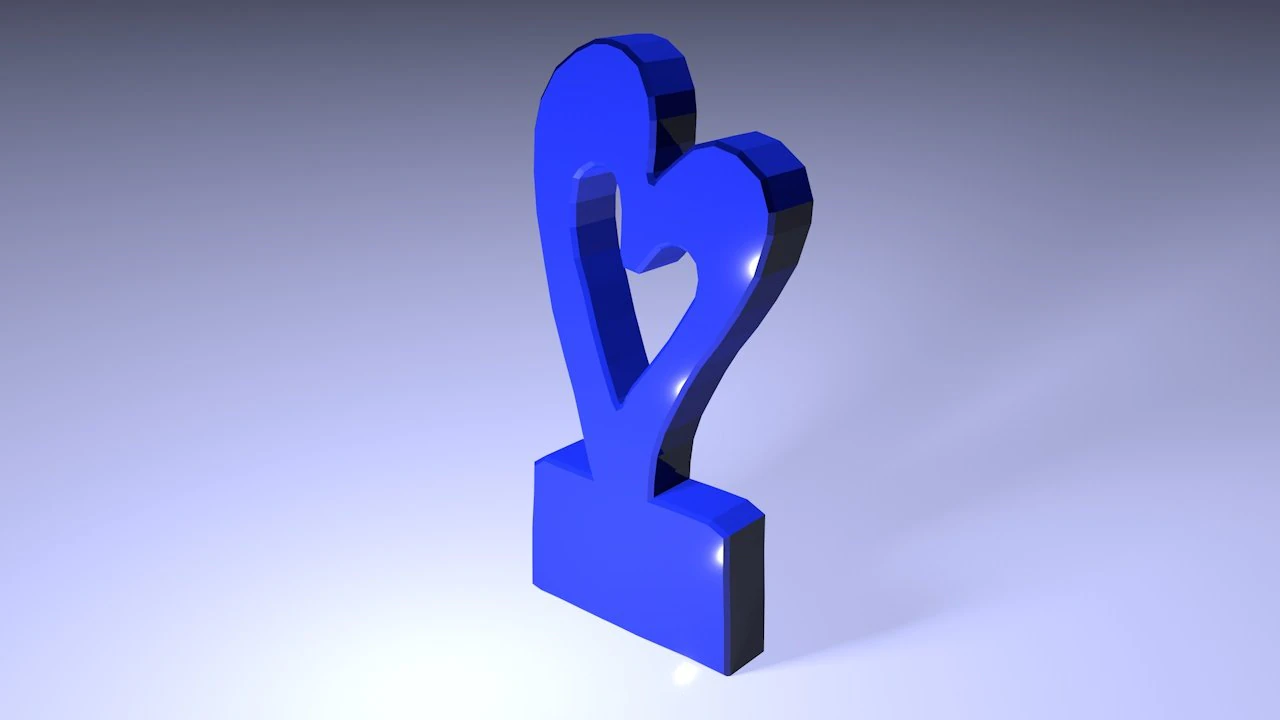heart 3D Model .c4d .max .obj .3ds .fbx .stl .blend 