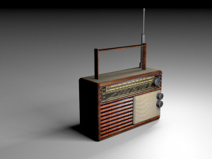 radio 3D Model