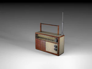radio 3D Model
