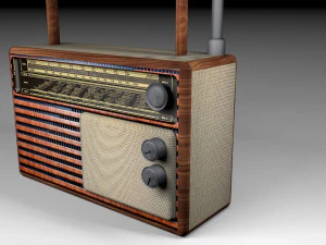 radio 3D Model