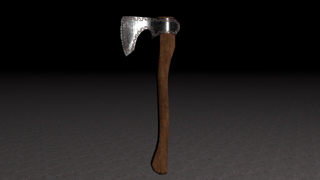 axe 3D Model .c4d .max .obj .3ds .fbx .stl .blend 