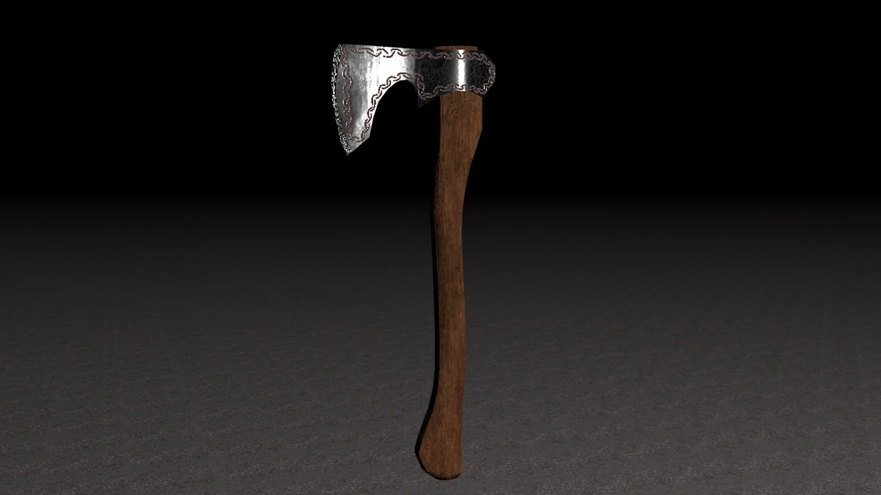 hache Modèle 3D .c4d .max .obj .3ds .fbx .stl .blend