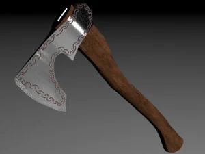 hache Modèle 3D