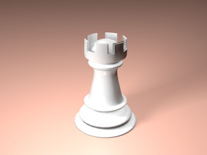 chess rook 3D Model