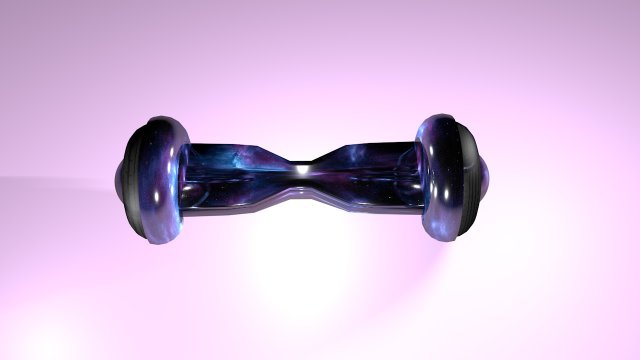 gyro scooter 3D Model .c4d .max .obj .3ds .fbx .stl .blend 