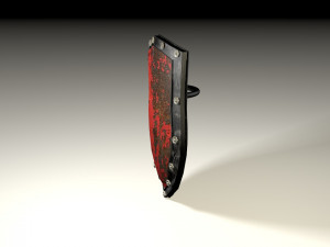 metal shield Modello 3D