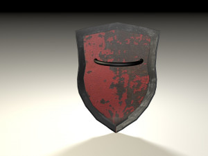 metal shield Modello 3D