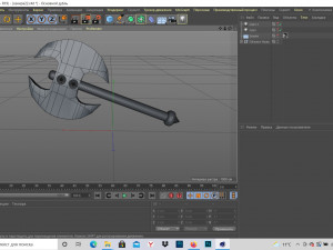 cartoon axe 3D Модель