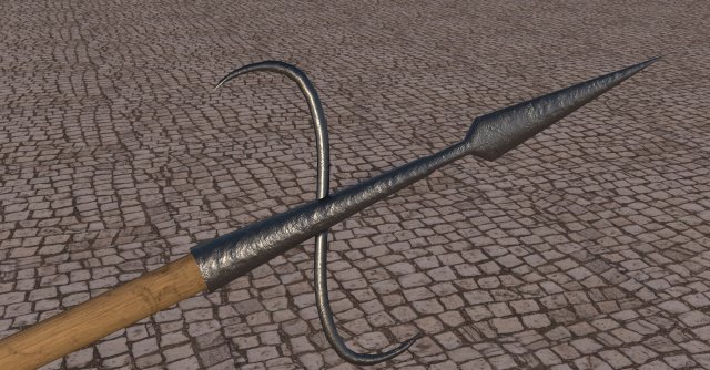 steel hook 3D Model .c4d .max .obj .3ds .fbx .stl .blend 