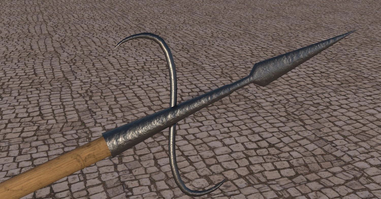 steel hook 3D Model .c4d .max .obj .3ds .fbx .stl .blend 