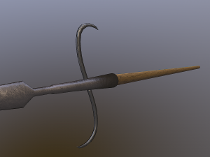steel hook 3D Model