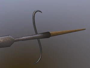 steel hook 3D Model