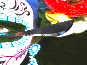 machete Modello 3D