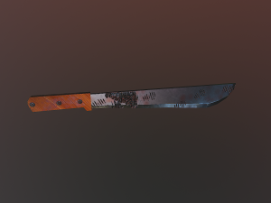 machete Modello 3D
