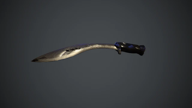 мачете 3D Модель .c4d .max .obj .3ds .fbx .stl .blend 