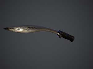 machete Modello 3D